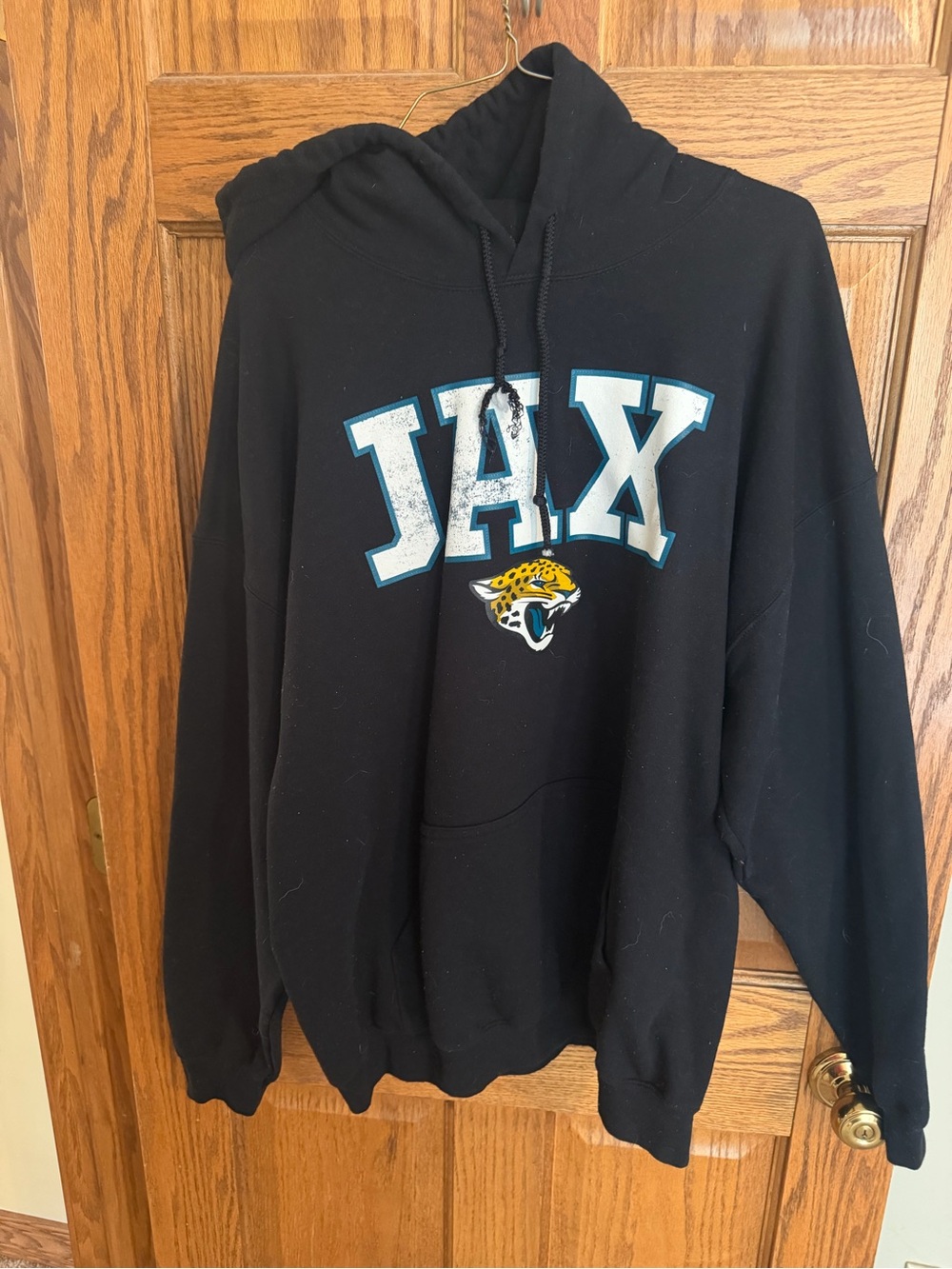 Black JAX Pullover Hoodie with Team Crest